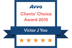 Avvo - Clients Choice Award 2015 - Victor J Yoo